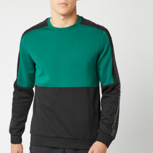 Reebok Men's MYT Crew Neck Sweatshirt - Green/Black