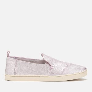 TOMS Women's Deconstructed Metallic Leather Alpargata Pumps - Lavender