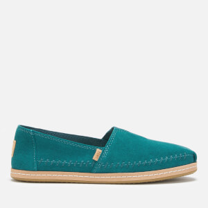 TOMS Women's Suede Alpargata Espadrilles - Atlantic
