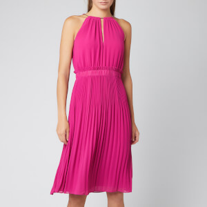 MICHAEL MICHAEL KORS Women's Chain Midi Dress - Deep Fuschia