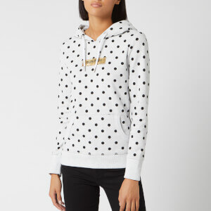 Superdry Women's Studio 395 Polka Dot Aop Entry Hoodie - Ice Marl