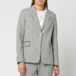 Golden Goose Deluxe Brand Women's Golden Jacket - Navy White Check