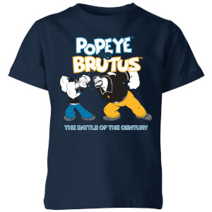 Popeye Popeye Vs Brutus Kids' T-Shirt - Navy