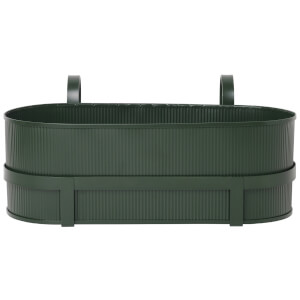 Ferm Living Bau Balcony Pot - Dark Green