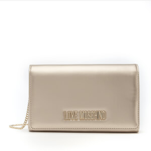 Love Moschino Women's Logo Small Shoulder Bag - Gold