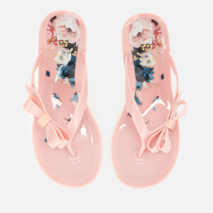Ted Baker Women's Suzzip Bow Flip Flops - Light Pink