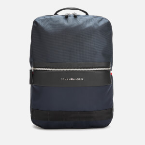 Tommy Hilfiger Men's Nylon Mix Backpack - Tommy Navy