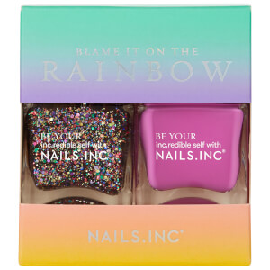 nails inc. My Favourite Colour is Rainbow Nail Varnish Duo 2 x 14ml