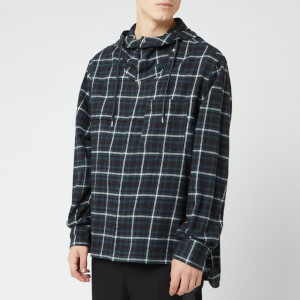Lanvin Men's Hooded Overshirt - Black/Green