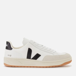 Veja Men's V-12 B-Mesh Trainers - White/Black