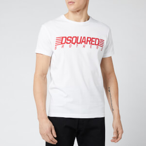 Dsquared2 Men's Cool Fit Brothers Logo T-Shirt - White