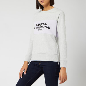 Barbour International Women's Island Overlayer Sweatshirt - Pale Grey Marl