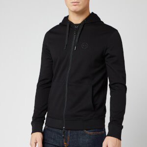 Armani Exchange Men's Small Logo Zip Hoody - Black