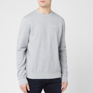 Armani Exchange Men's Small Chest Logo Sweatshirt - Alloy Heather
