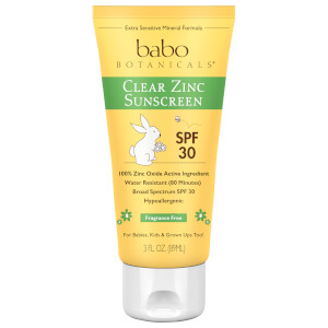 Babo Botanicals SPF30 Clear Zinc Fragrance Free Sunscreen Lotion 3 fl. oz