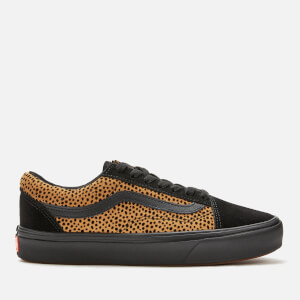 Vans ComfyCush Women's Tiny Cheetah Old Skool Trainers - Black