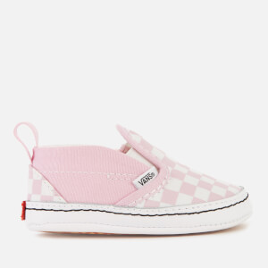 Vans Babies' Slip-On Velcro Trainers - Lilac Snow/True White