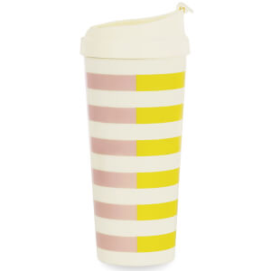 Kate Spade Thermal Mug Two Tone Stripes