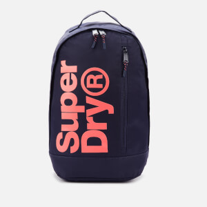 Superdry Women's Freshman Academy Backpack - Navy/Coral