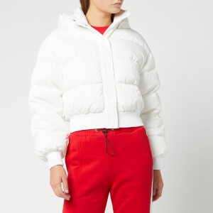 MSGM Women's Padded Down Jacket - Optical White