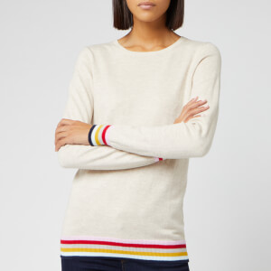 Joules Women's Asha Crew Neck Jumper - Oat
