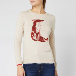 Joules Women's Miranda Fox Jumper - Oat Fox