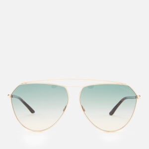 Tom Ford Women's Binx Sunglasses - Shiny Rose Gold/Gradient Green