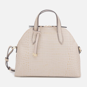 Radley Women's Gallery Road-Faux Croc Medium Zip Top Multiway Bag - Dove Grey Croc