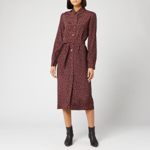A.P.C. Women's Karen Dress - Maroon