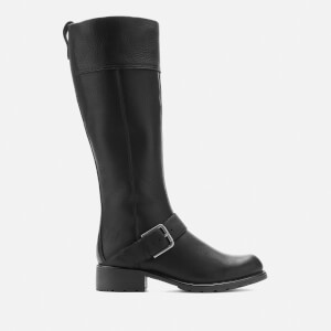 Clarks Women's Orinoco Jazz Leather Warm Lined Knee High Boots - Black