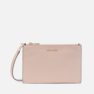 MICHAEL MICHAEL KORS Women's Crossbodies Large Double Pouch Cross Body Bag - Soft Pink/Fawn