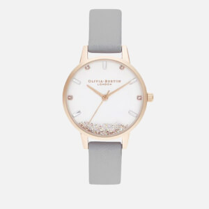 Olivia Burton Women's Wishing Watch - Grey & Rose Gold