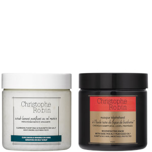Christophe Robin Full-Size Regenerating Mask and Travel Size Cleansing Purifying Scrub Bundle (Worth $90.00)