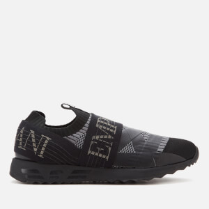 Emporio Armani Men's Argo Knitted Sock Trainers - Black/Anthracite/Black