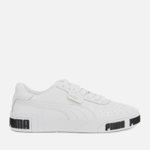 Puma Women's Cali Bold Trainers - Puma White/Metallic Gold