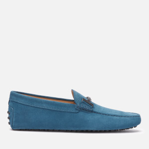 Tod's Men's Suede Dopia T Gominni Loafers - Blue