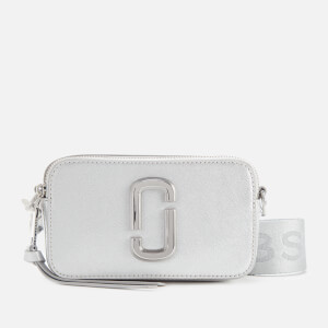 Marc Jacobs Women's Snapshot DTM Cross Body Bag - Metallic Silver