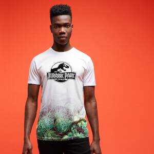 Jurassic Park Primal Faded Floral T-Shirt - White