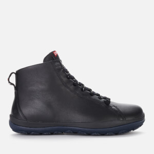 Camper Men's Peu Waterproof Suede Lace Up Boots - Black
