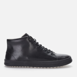Camper Men's Chasis Leather Hi-Top Trainers - Black