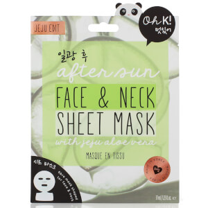 Oh K! After Sun Aloe Sheet Face and Neck Mask 37ml