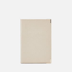 Aspinal of London Women's Plain Passport Cover - Gold