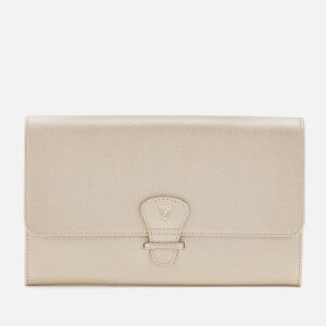 Aspinal of London Women's Classic Travel Wallet - Gold