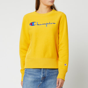 Champion Women's Big Script Sweatshirt - Golden Rod