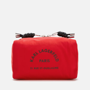 Karl Lagerfeld Women's Rue St. Guillaume Wash Bag - Red