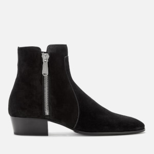 Balmain Men's Mike Suede Boots - Black
