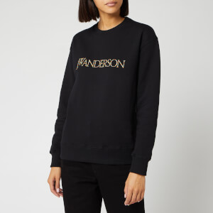 JW Anderson Women's JWA Embroidery Logo Sweatshirt - Black