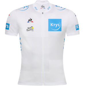 Le Coq Sportif TDF 2019 Replica Young Rider Jersey - White