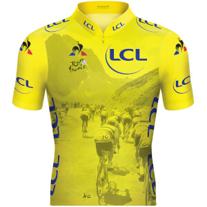 Le Coq Sportif TDF 2019 Replica Col Jersey - Yellow