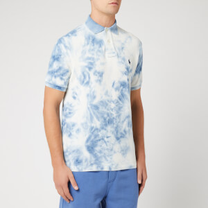 Polo Ralph Lauren Men's Tie Dye Polo Shirt - Washed Indigo